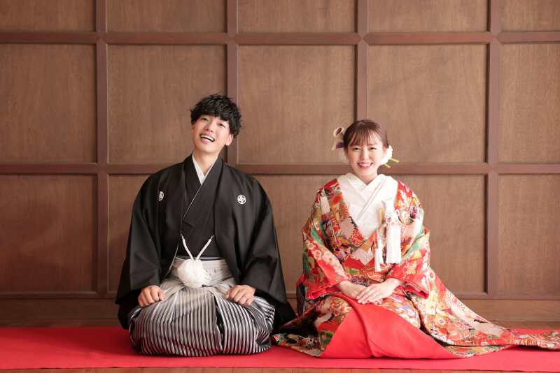 色打掛 紹介♪ 鮮やかな赤の色打掛【色385】