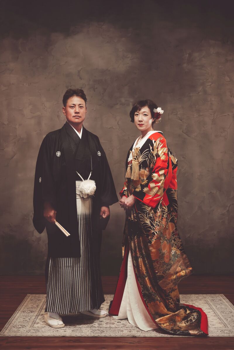 色打掛紹介♪クールで上品なブラック【色362】