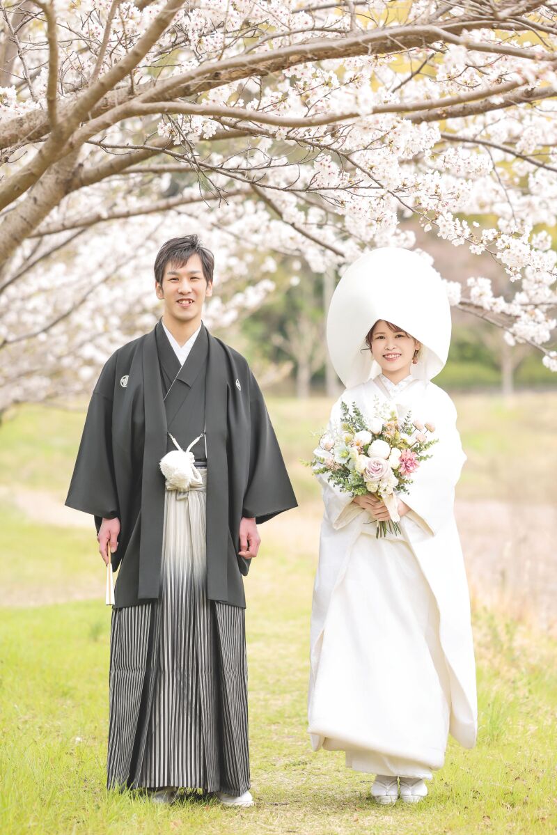 桜フォトウェディング〜和装フォト〜