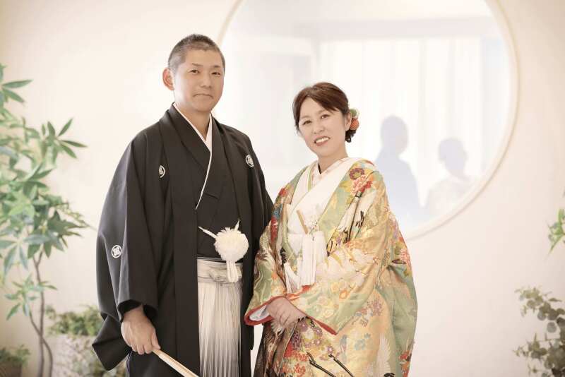 色打掛紹介♪〜上品で華やかなヒワグリーン【色04】〜