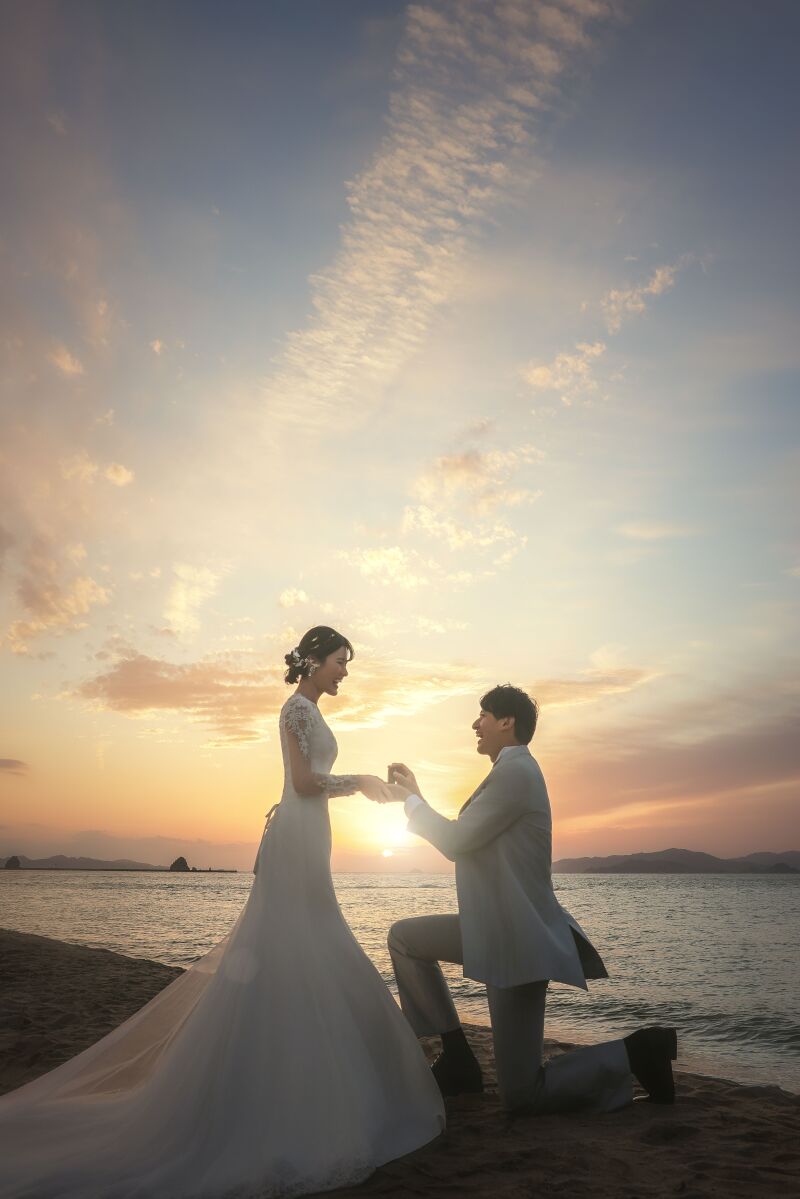 ロケーションフォト 海フォト紹介〜夕陽〜♡