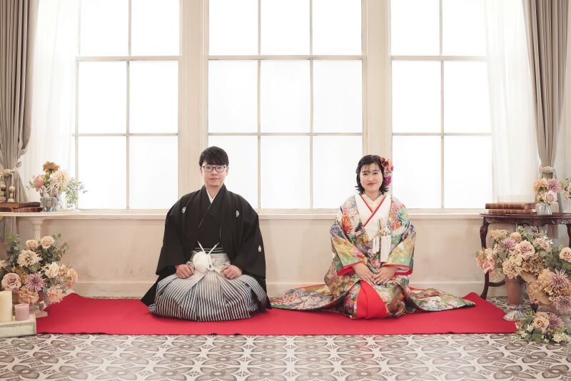 色打掛紹介♪〜上品で華やか パープル地の色打掛【色 464】〜