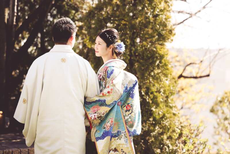 色打掛 紹介♪鮮やかなブルー系【色07】