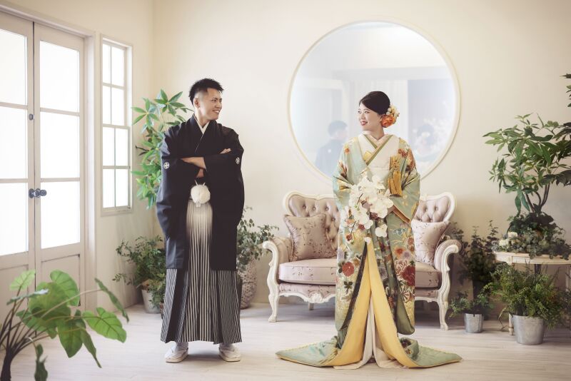 色打掛 紹介♪ 【色 294】淡いグリーン