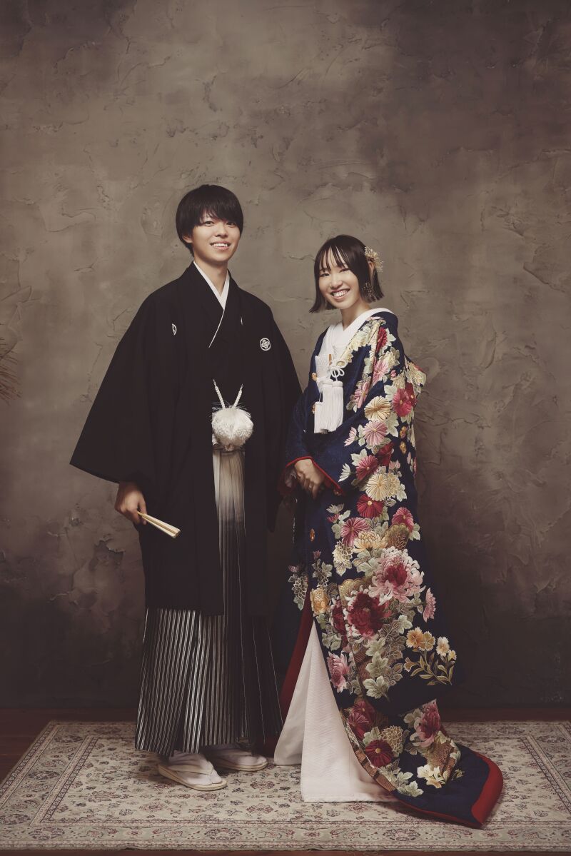 色打掛 紹介♪〜大人っぽいネイビー【色292】〜