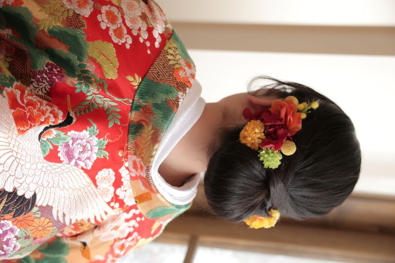 ヘアスタイル紹介 〜色打掛〜