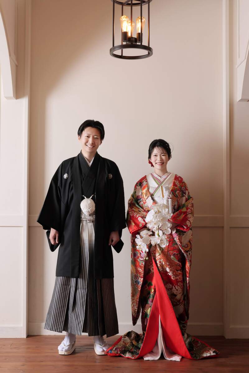 色打掛 紹介♪ 鮮やかな赤の色打掛【色385】