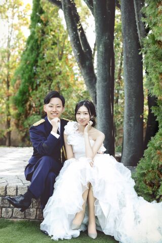 ウェディングドレス紹介♪　〜ワンショルダーふわふわドレス プリンセスライン〜