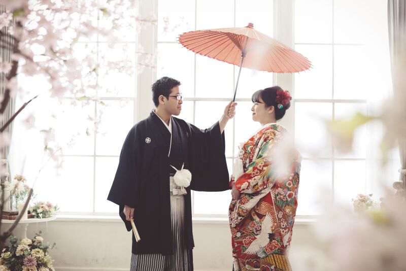 スタジオ内でも⁉桜ショット♡