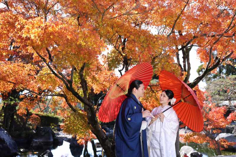 ロケーション紹介♪ 二の丸庭園フォト 〜紅葉〜