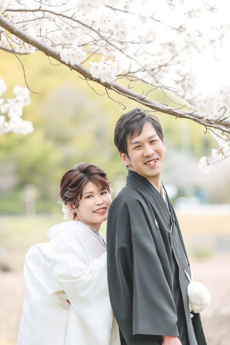 桜フォトウェディング〜和装フォト〜