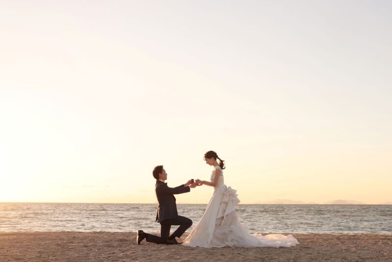 ロケーションフォト 海フォト紹介〜夕陽〜♡
