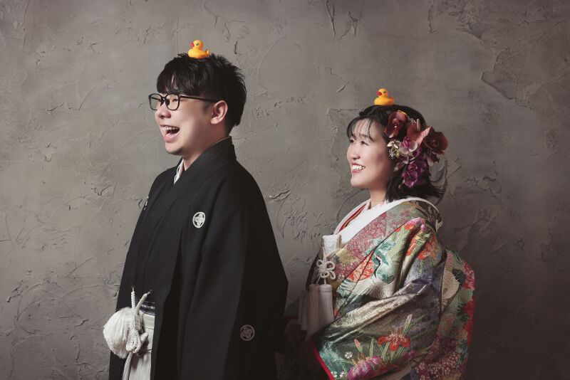 色打掛紹介♪〜上品で華やか パープル地の色打掛【色 464】〜