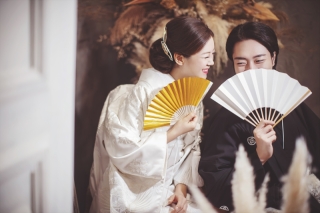 白無垢での撮影♡