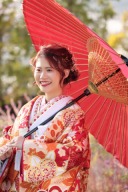 和傘をつかったお写真♪