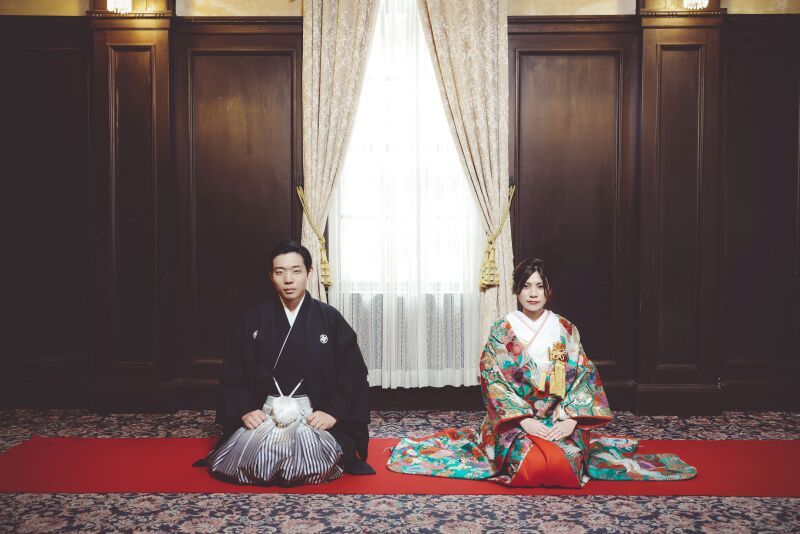 色打掛紹介♪〜上品で豪華!かっこいいグリーン【色393】〜