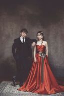 カクテルドレス紹介♪ 〜パフスリーブ付 テラコッタドレス〜