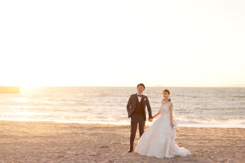 ロケーションフォト 海フォト紹介〜夕陽〜♡