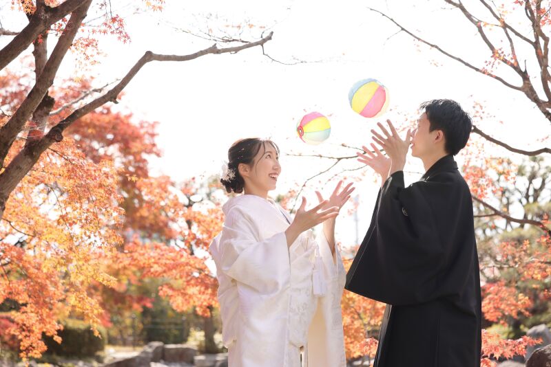 紅葉フォト♡LUXE敷地内 遊歩道 & ロケーション撮影
