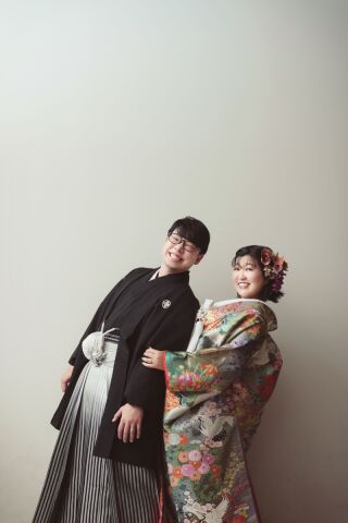 色打掛紹介♪〜上品で華やか パープル地の色打掛【色 464】〜