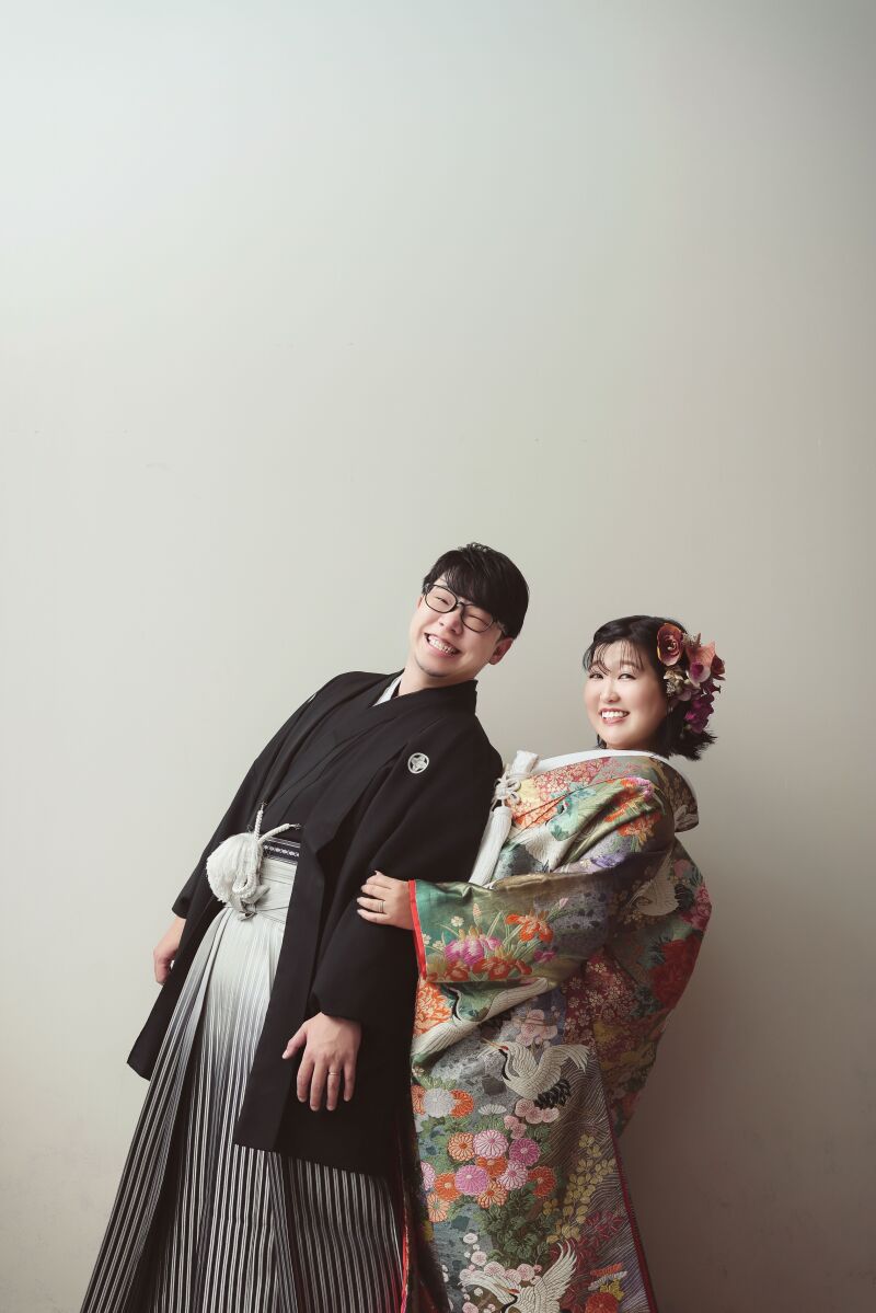 色打掛紹介♪〜上品で華やか パープル地の色打掛【色 464】〜