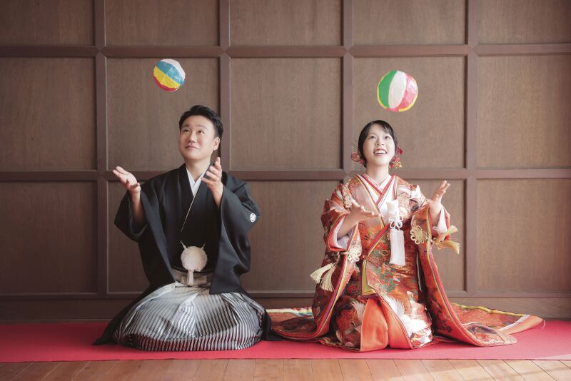 色打掛紹介♪〜華やかなオレンジ〜【色13】