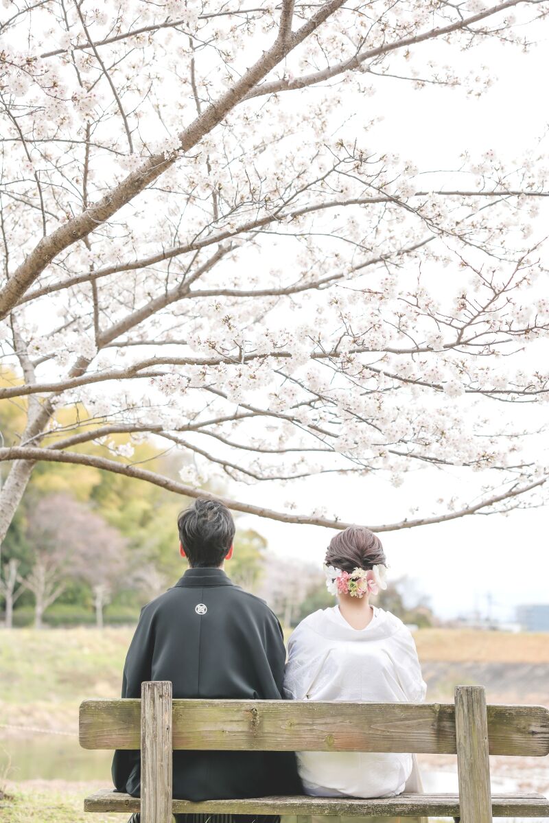 桜フォトウェディング〜和装フォト〜