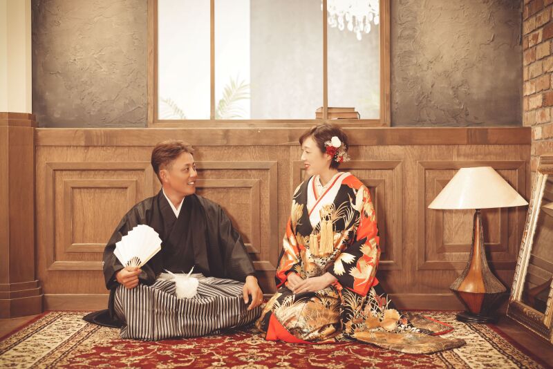 色打掛紹介♪クールで上品なブラック【色362】