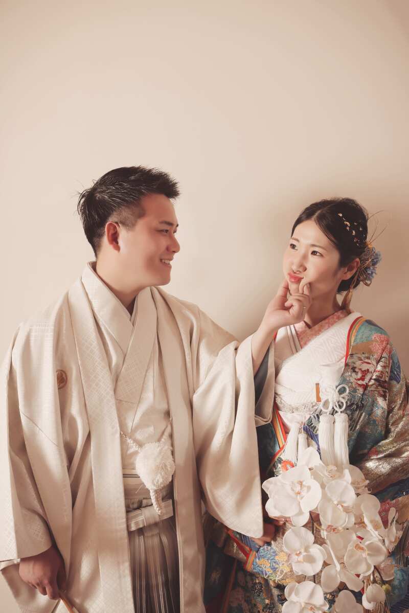 色打掛 紹介♪鮮やかなブルー系【色07】