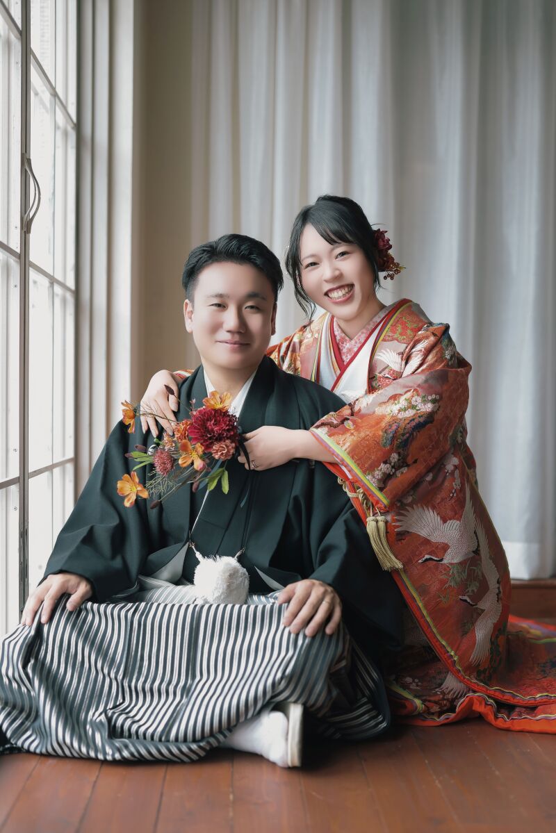 色打掛紹介♪〜華やかなオレンジ〜【色13】