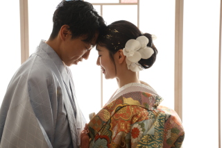 和装ヘアスタイル|シニヨン