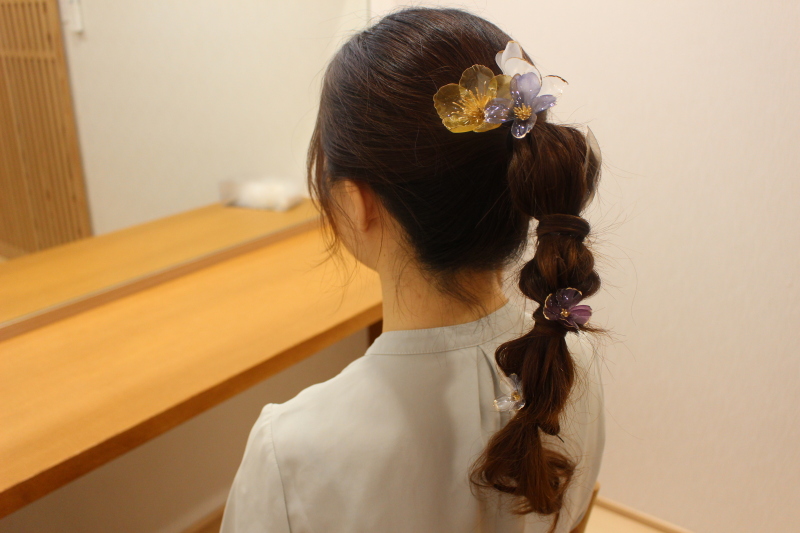 新作ヘアアクセサリー
