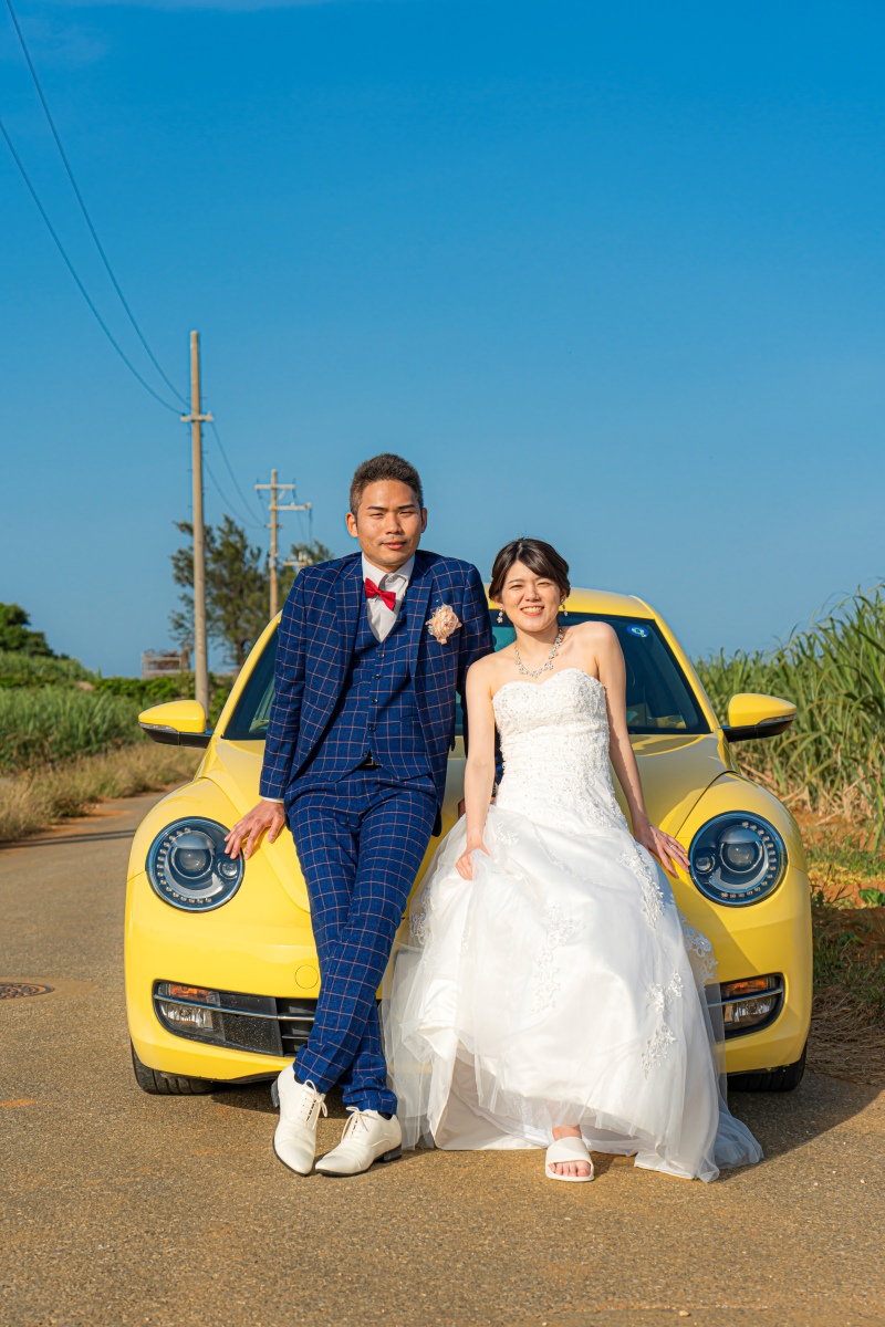 11月の宮古島フォトウェディングにぴったりな撮影小物アイデア①