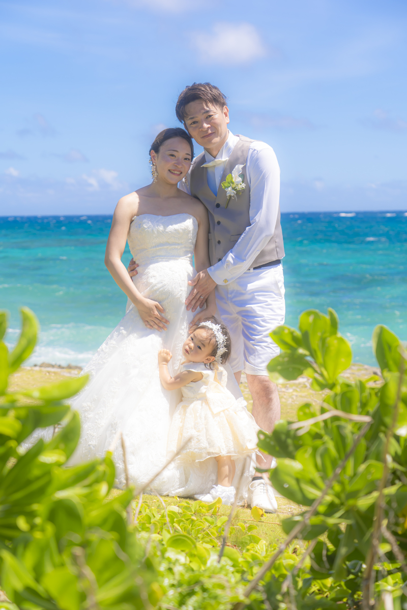 お子さま連れでも安心!宮古島で叶える家族フォトウェディング