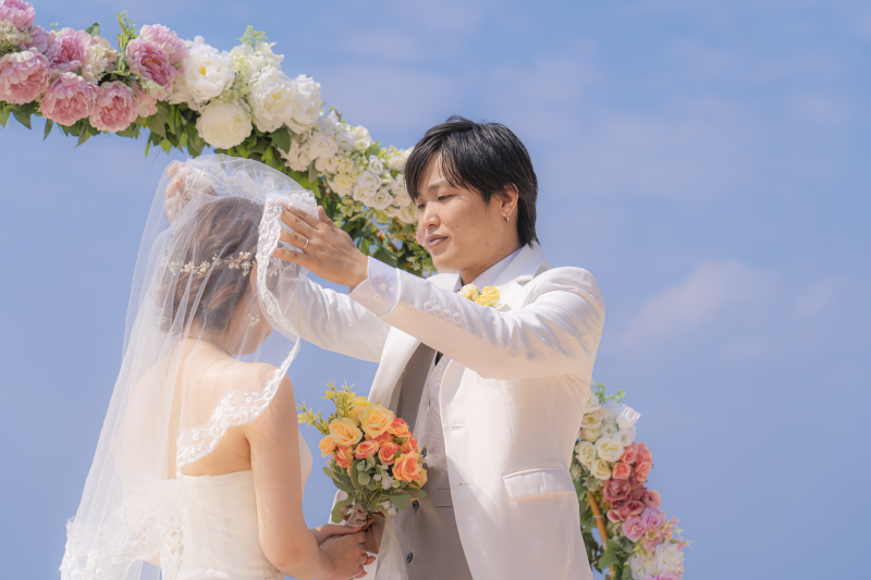 セレモニーの重要なシーンもお写真で大切な思い出に