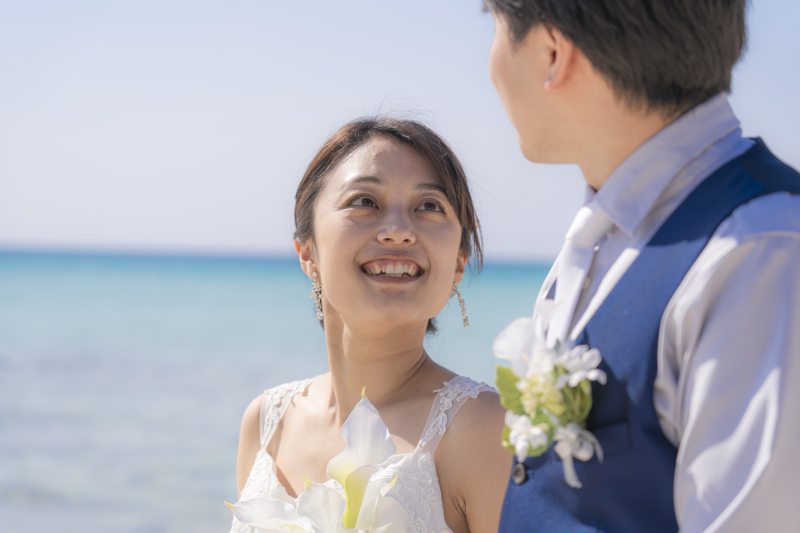 おふたりの自然なやりとりも♡