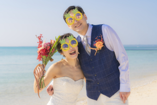 天然ビーチでゆっくりとふたりの時間を