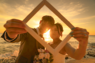 宮古島フォトウェディング｜サンセットを中心にした一日撮影プラン例