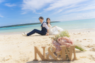 宮古島でのフォトウェディングに使える手作り撮影小物