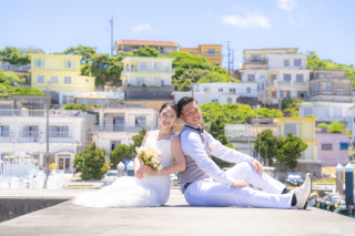 宮古島ロケーション別｜10月のフォトウェディングにぴったりなスタイル②