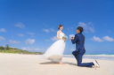 宮古島の風を活かしたウェディングフォト