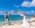 ウェディングアーチを使った撮影