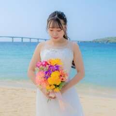 ブーケの持ち方