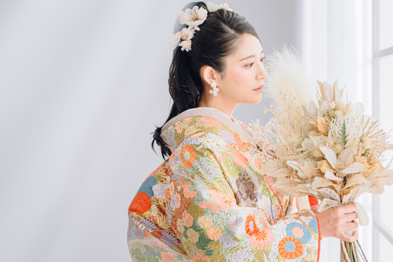 ◆ヘアアクセサリー◆ ドライフラワーヘッドパーツ紹介