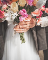 ふたりの幸せ溢れるリングフォト♪