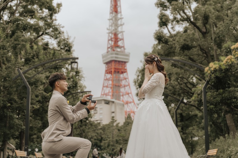 都会ならではのおしゃれな前撮りも♪