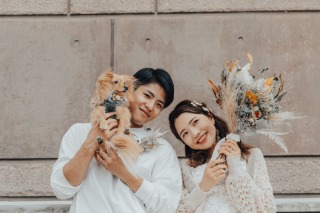 大切な家族のペットと撮影☆