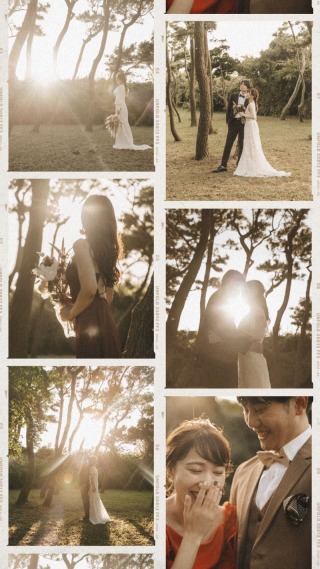 写真のカラースタイルはおふたりの好みに合わせて♪