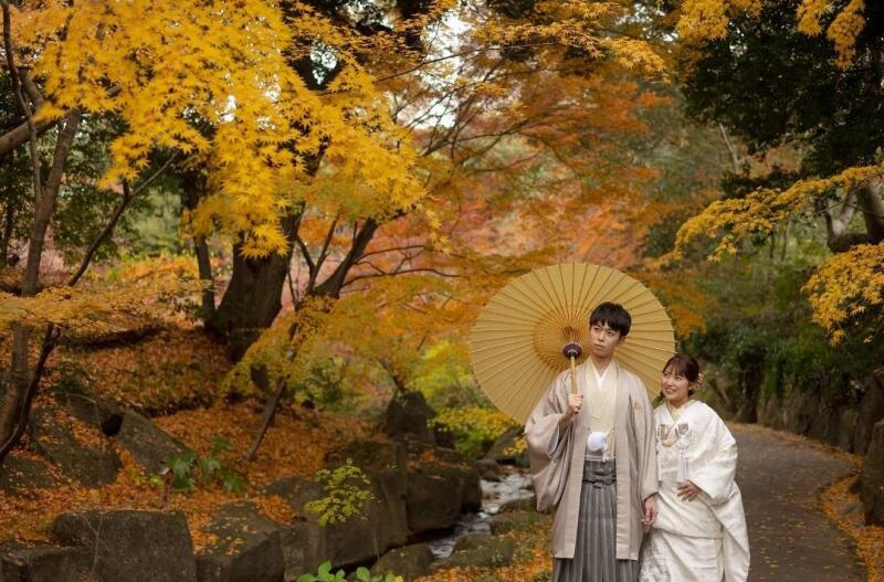 紅葉にあう和装特集♪
