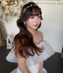 【studio　clori.】 柔らかく上品に魅せるヘアスタイル